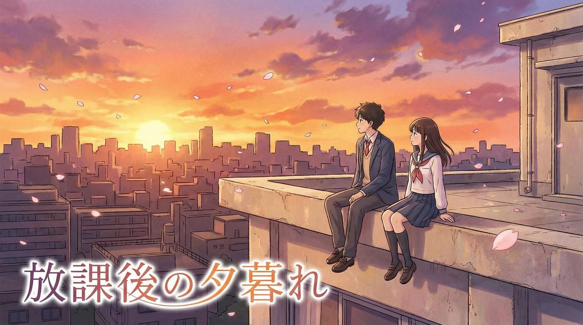 麻豆动漫-黄昏校园恋曲